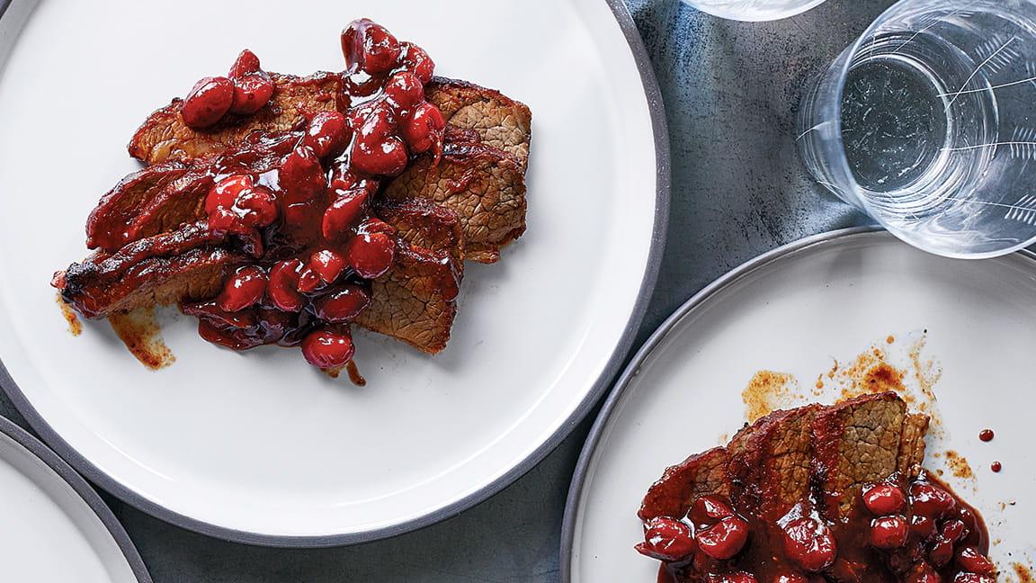 Spiced Brisket with Cranberries