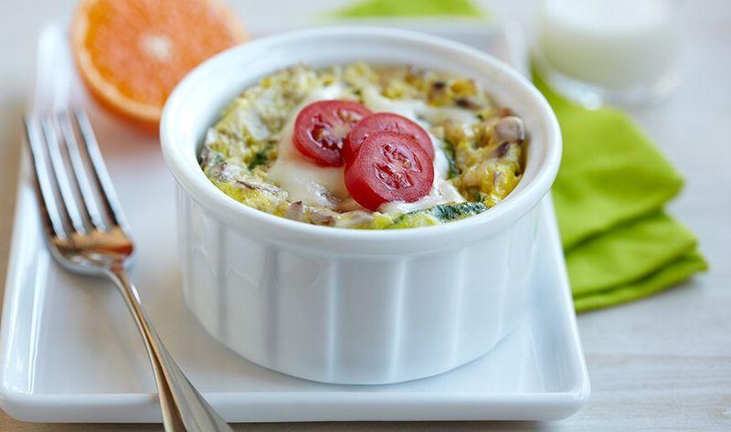 Microwave Egg & 蔬菜早餐碗