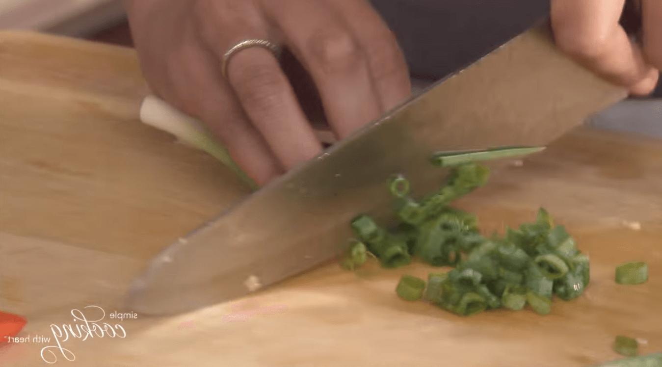 Chopping Green Onion