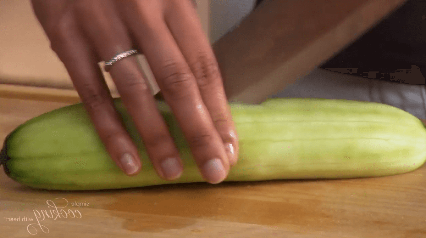 Cutting Cucumber